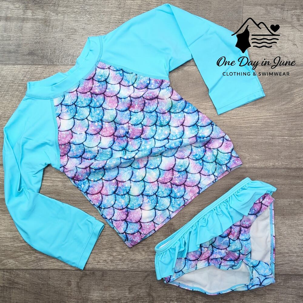 Amzbrly Long Sleeve Rashguard Bikini Swimsuit Size XL
